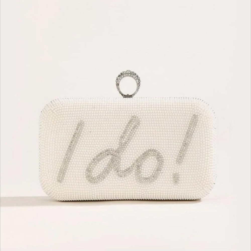 I Do! Rhinestone box purse